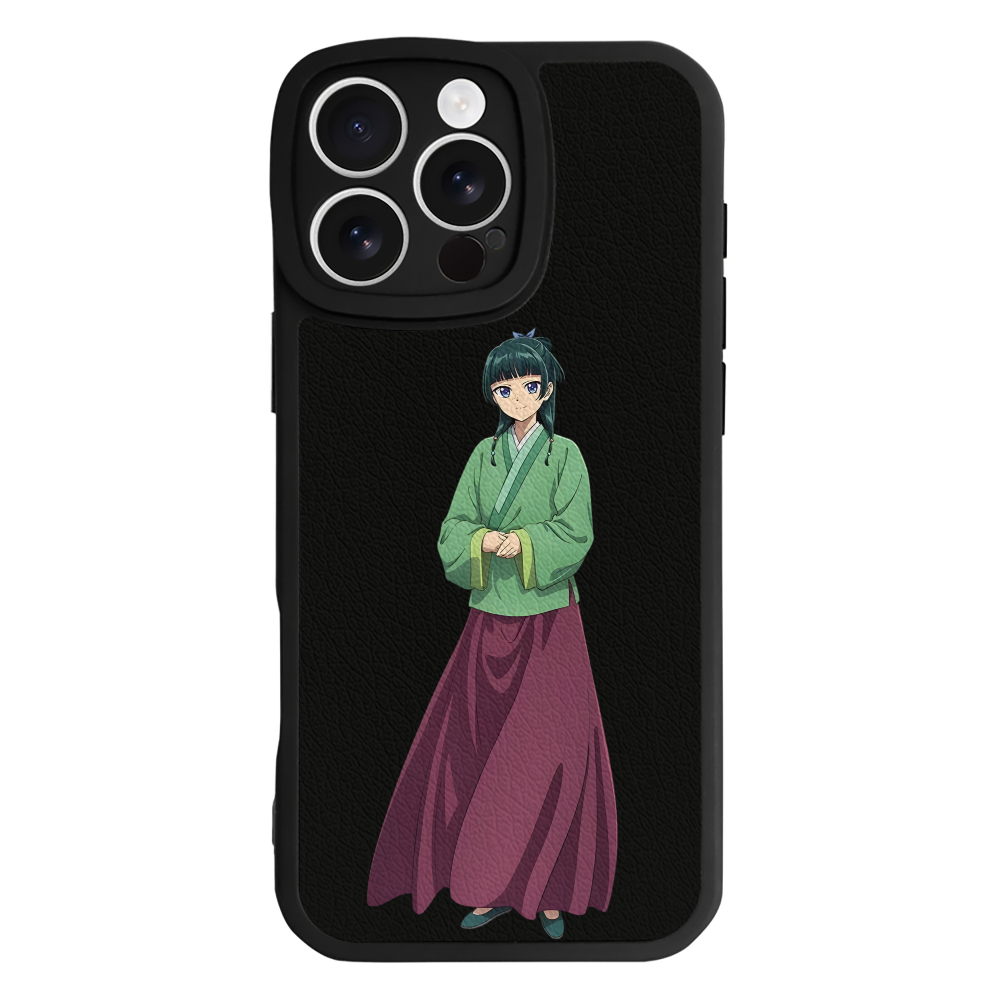 （画像用） 薬屋のひとりごと The Apothecary Diaries 【iPhone 16シリーズ対応】シリコンスマホケース（レザー調） 材質：シリコン